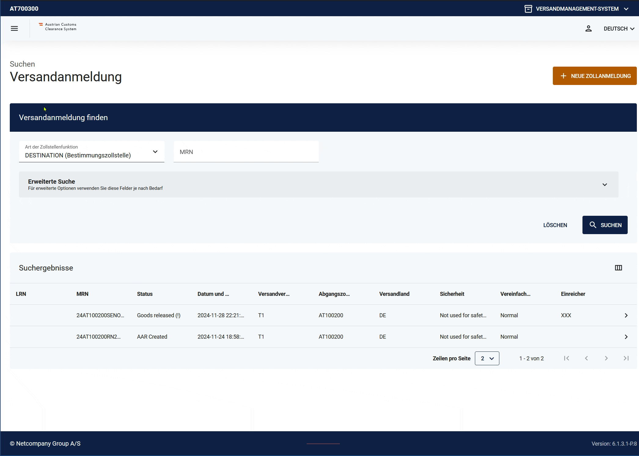 Amtsplatz Bestimmung