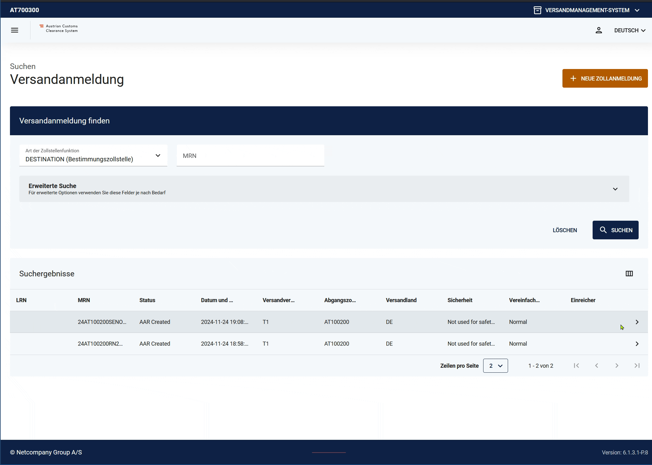 Bestimmung mit Fristüberschreitung